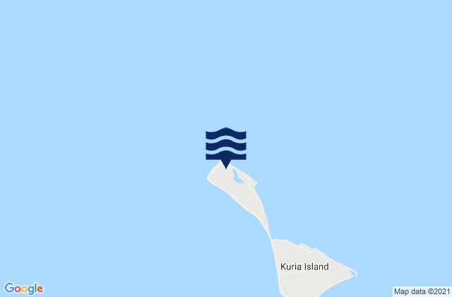 Kuria, Kiribati tide times map
