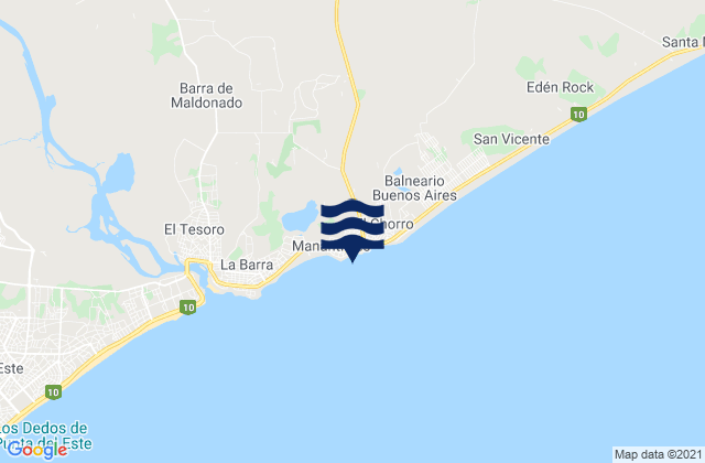 La Barre de Jose Ignacio, Brazil tide times map