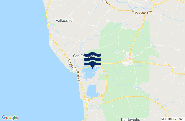 La Carlota City, Philippines tide times map