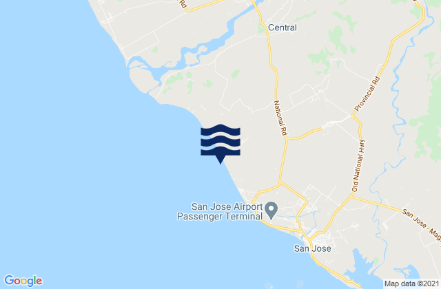 La Curva, Philippines tide times map