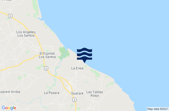 La Enea, Panama tide times map