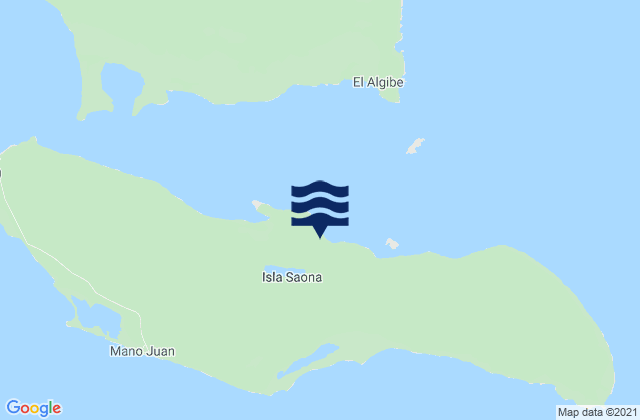 La Romana, Dominican Republic tide times map