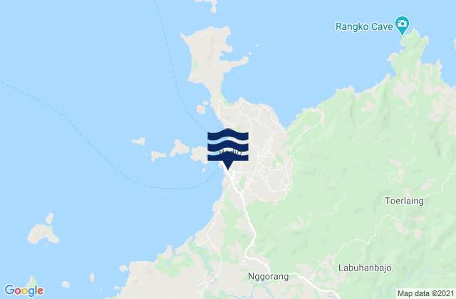 Labuan Bajo, Indonesia tide times map