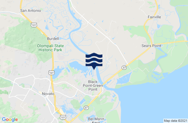 Lakeville (Petaluma River), United States tide chart map