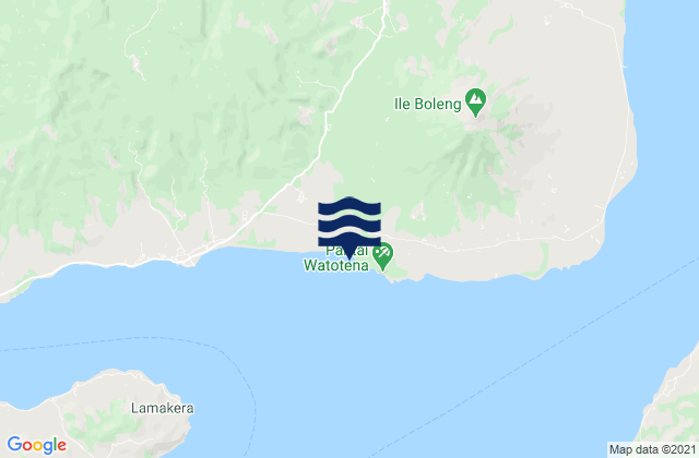 Lamalouk, Indonesia tide times map