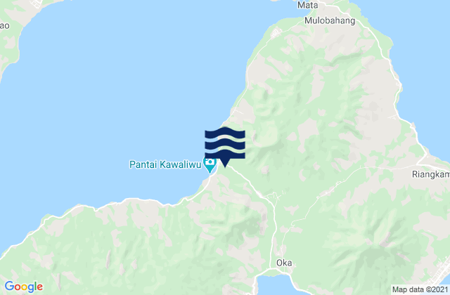 Lamatou, Indonesia tide times map