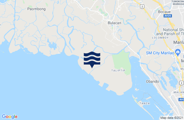 Lambakin, Philippines tide times map