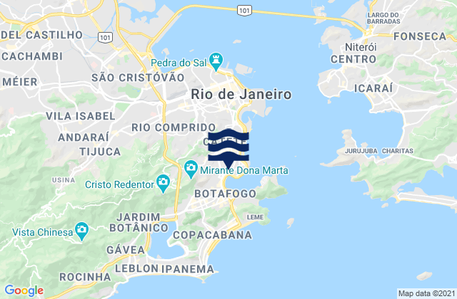 Laranjeiras, Brazil tide times map