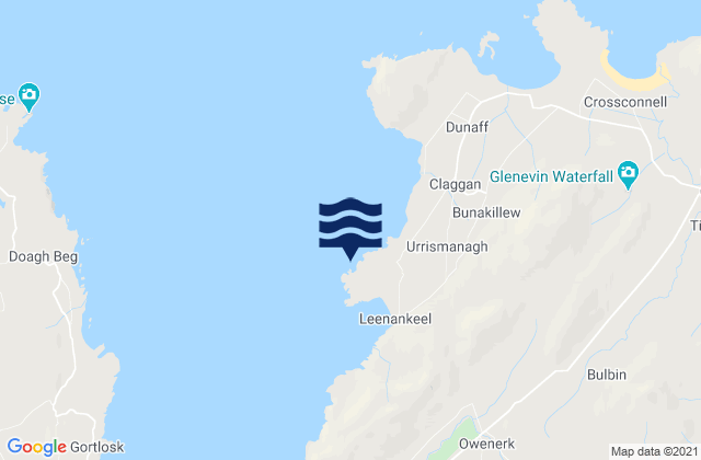 Lenan Head, Ireland tide times map