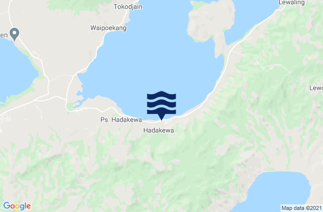 Lerahinga, Indonesia tide times map