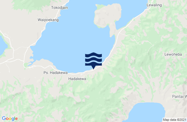 Leramatang, Indonesia tide times map