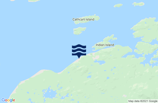 Leroy Bay, Canada tide times map