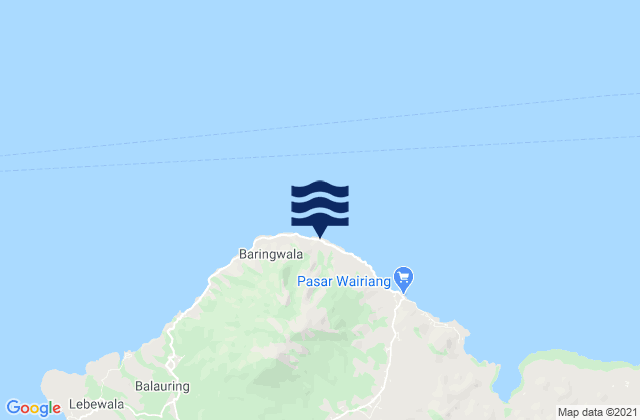 Leuwohung, Indonesia tide times map