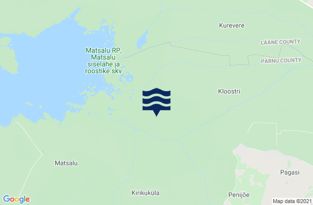 Lihula, Estonia tide times map