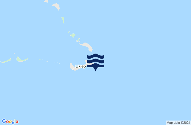 Likiep Atoll, Kiribati tide times map
