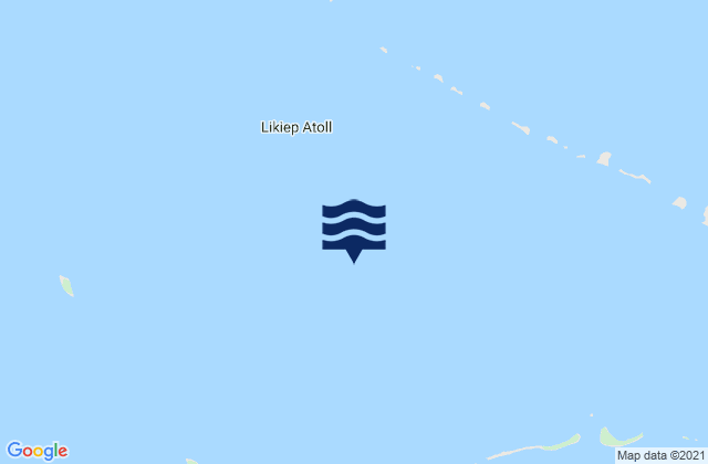 Likiep Atoll, Marshall Islands tide times map