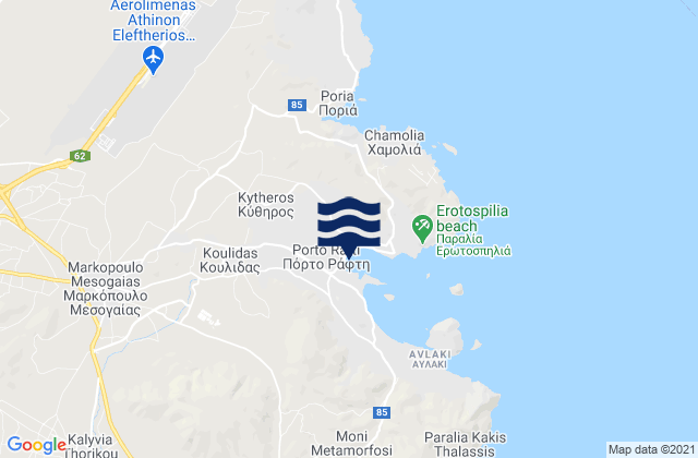 Limin Mesoyaias, Greece tide times map