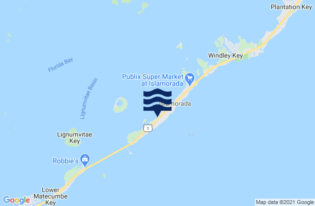 Little Basin (Upper Matecumbe Key Florida Bay), United States tide chart map
