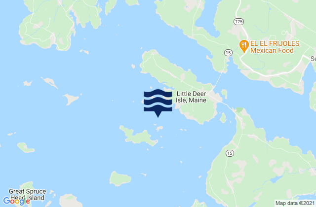 Little Eaton Island NNE of, United States tide chart map