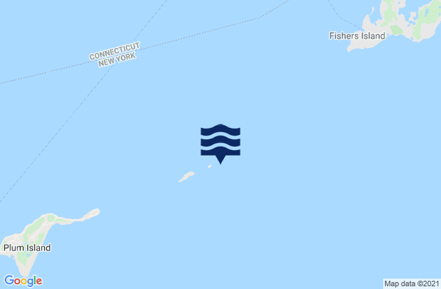 Little Gull Island, United States tide chart map