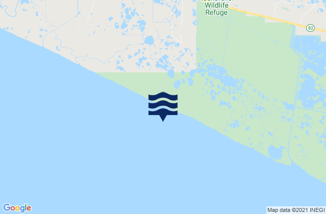 Little Pecan Island, United States tide chart map