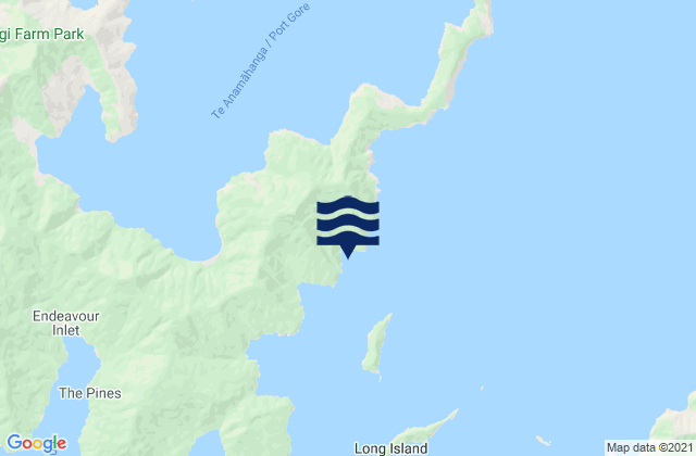 Little Waikawa Bay, New Zealand tide times map
