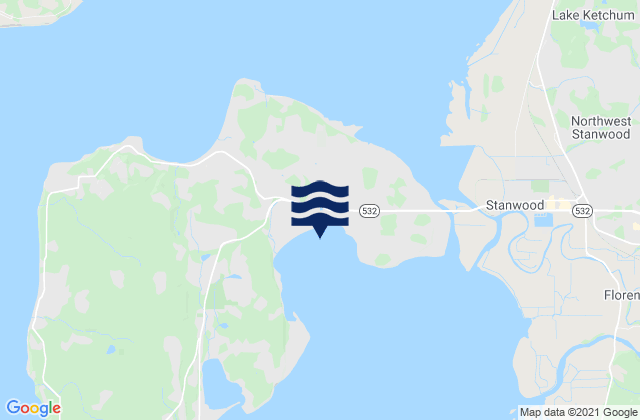 Livingston Bay, United States tide chart map