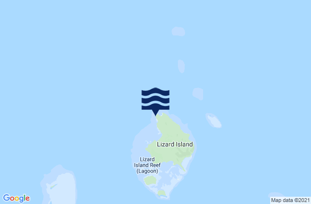 Lizard Island (QLD), Australia tide times map