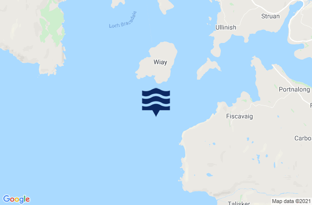Loch Bracadale, United Kingdom tide times map