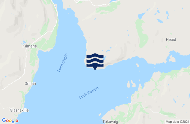 Loch Eishort, United Kingdom tide times map