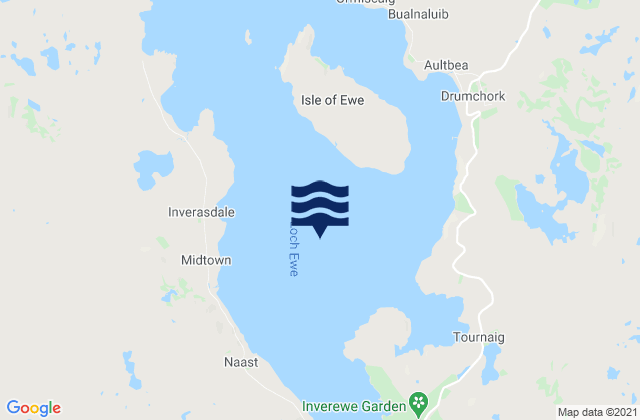 Loch Ewe, United Kingdom tide times map