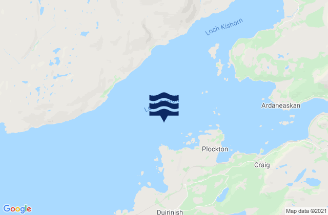 Loch Kishorn, United Kingdom tide times map