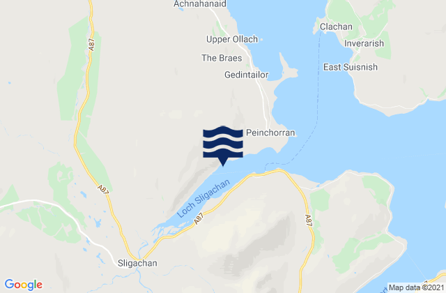 Loch Sligachan, United Kingdom tide times map