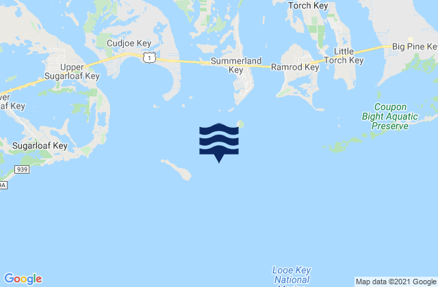 Loggerhead Key East of, United States tide chart map