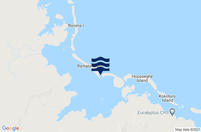 Lolomo Passage, Solomon Islands tide times map