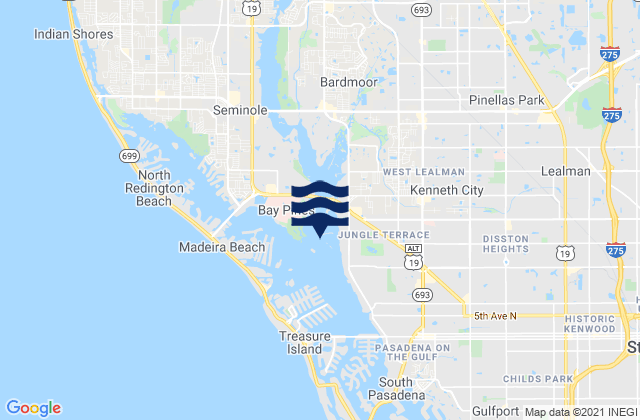 Long Bayou, United States tide chart map