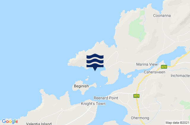 Lough Kay, Ireland tide times map