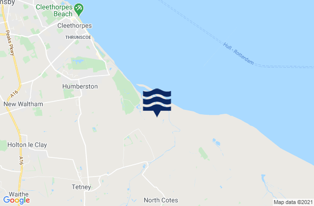 Louth, United Kingdom tide times map