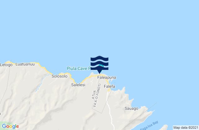Lufilufi, Samoa tide times map