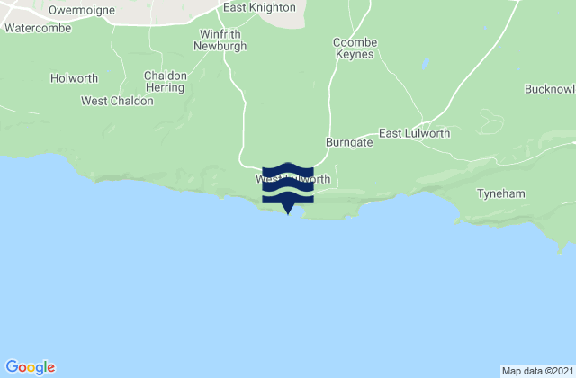 Lulworth Cove, United Kingdom tide times map