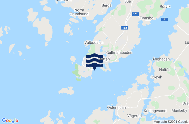 Lysekil, Sweden tide times map