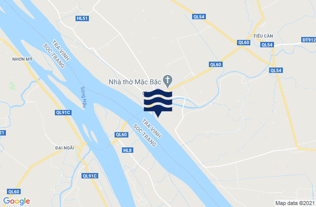 Mac Bac, Vietnam tide times map