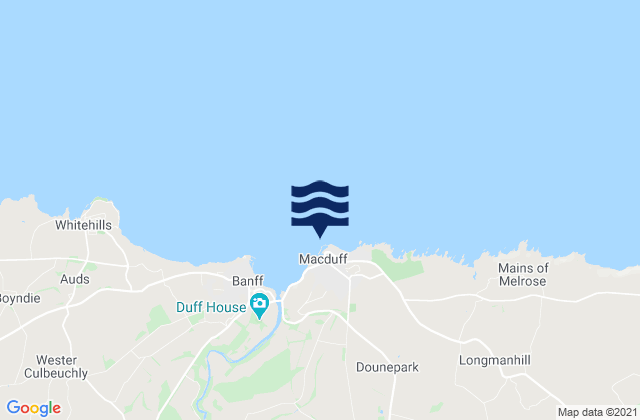 Macduff, United Kingdom tide times map