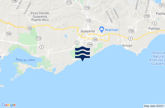 Machete Barrio, Puerto Rico tide times map