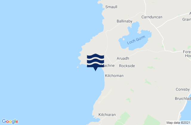 Machir Bay, United Kingdom tide times map