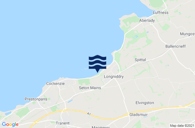 Macmerry, United Kingdom tide times map