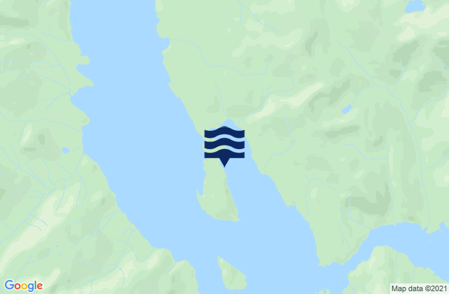 Madan Bay, United States tide chart map