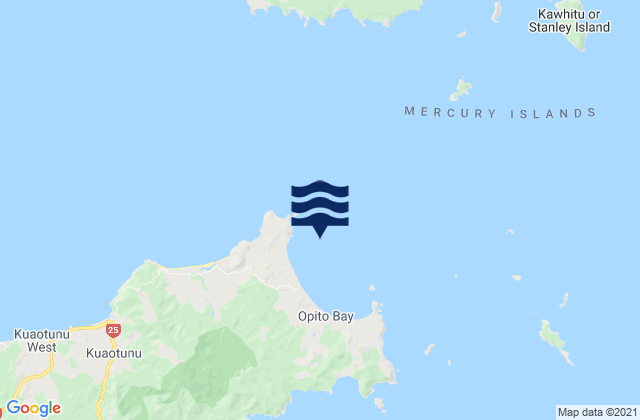 Mahinapua Bay, New Zealand tide times map