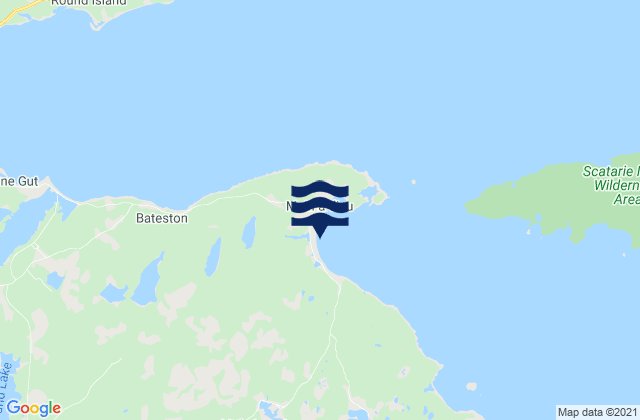 Main-a-Dieu Shore, Canada tide times map
