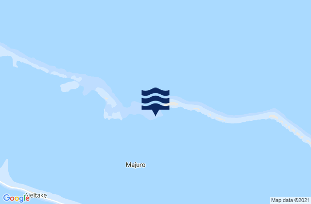 Majuro Atoll, Marshall Islands tide times map